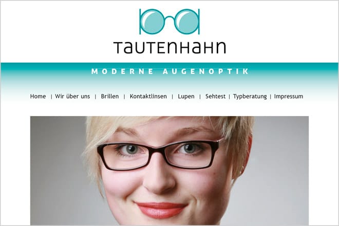 Screenshot der Website