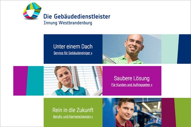 Screenshot der Website