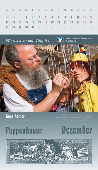 Kalenderblatt Dezember